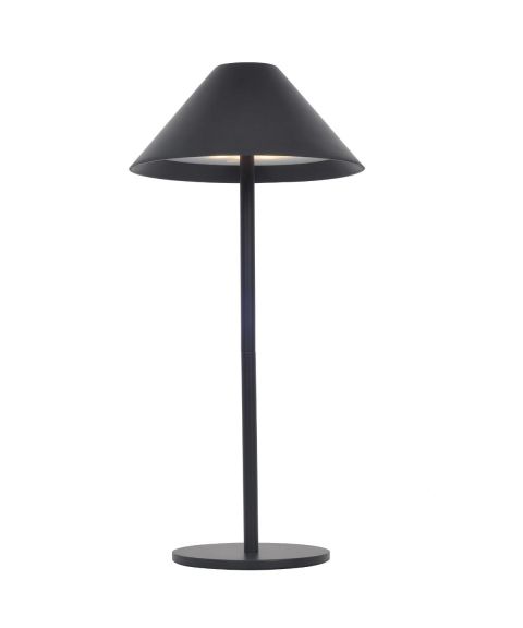 Oris oppladbar bordlampe 3W LED, 136lm, 2700K, høyde 31,5 cm, Grafitt