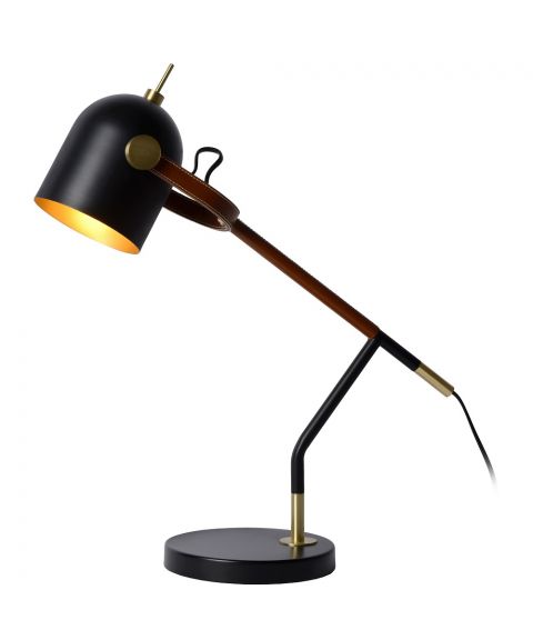 Waylon skrivebordslampe, høyde 52 cm, Sort