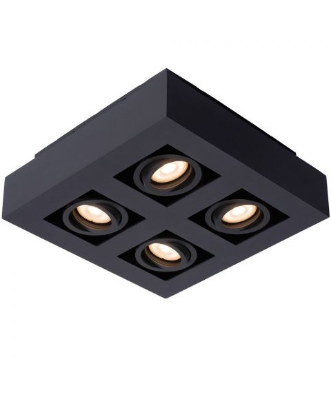 Xirax 4 takspot, inklusive Dim-To-Warm LED-pærer