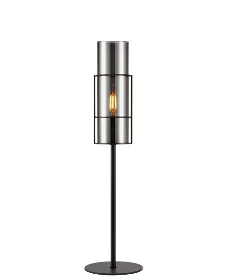 Torcia bordlampe, høyde 50 cm, Sort / Røykfarget