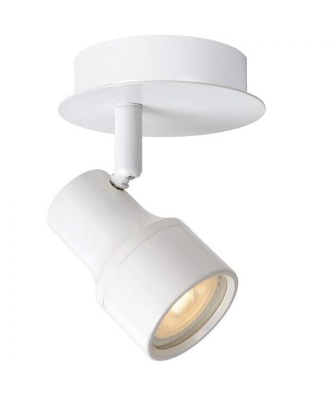 Sirene enkel takspot for baderom, inklusive dimbar LED-pære, IP44, Hvit