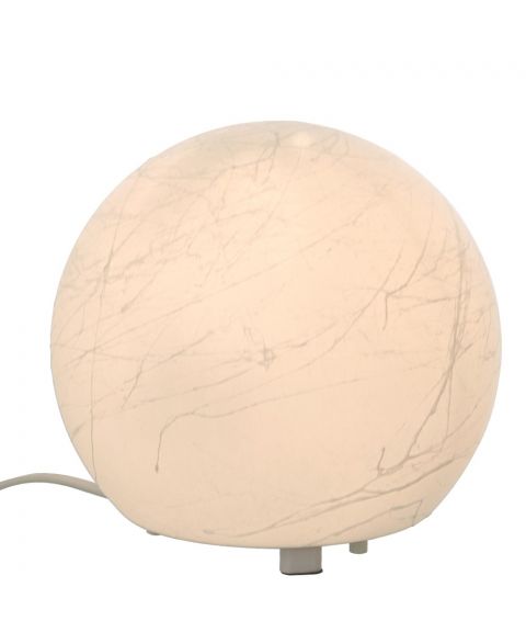 Moon bordlampe, diameter 20 cm, Hvit