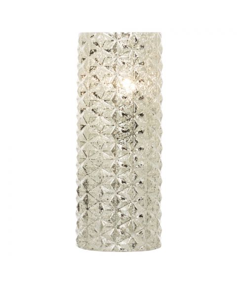 Fatima bordlampe, høyde 30 cm, Sølv