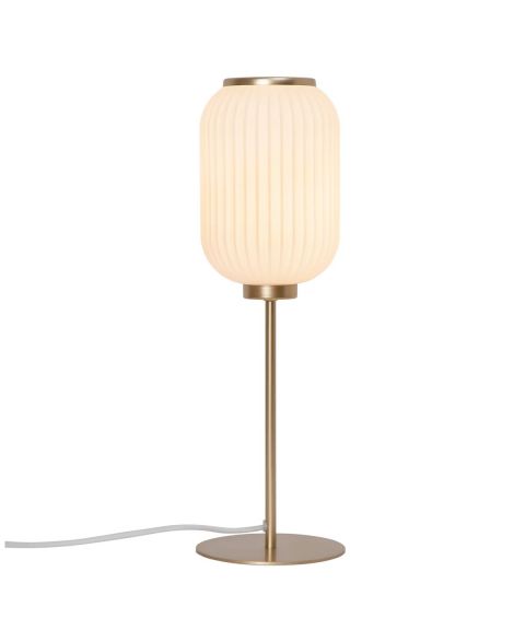 Milford bordlampe, høyde 48 cm, Messing