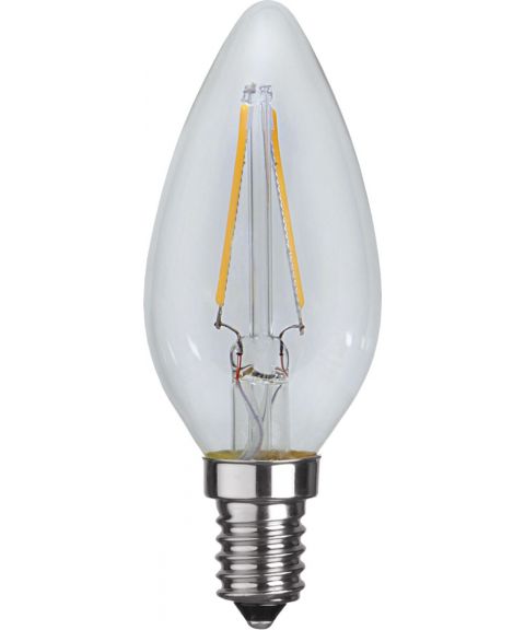 Illumination Mignon E14 C35 LED 2W 250lm 2700K, Klar 