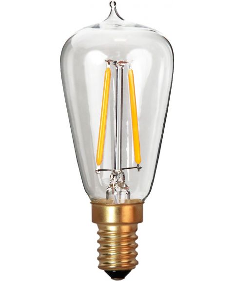 Decoration Edison E14 ST38 LED 1,7W 120lm 2200K Klar, dimbar
