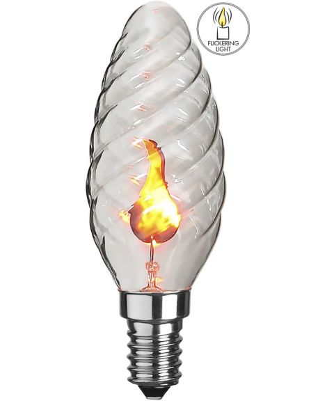 Reservepære glødelampe E14 F-Flame 230V 3W