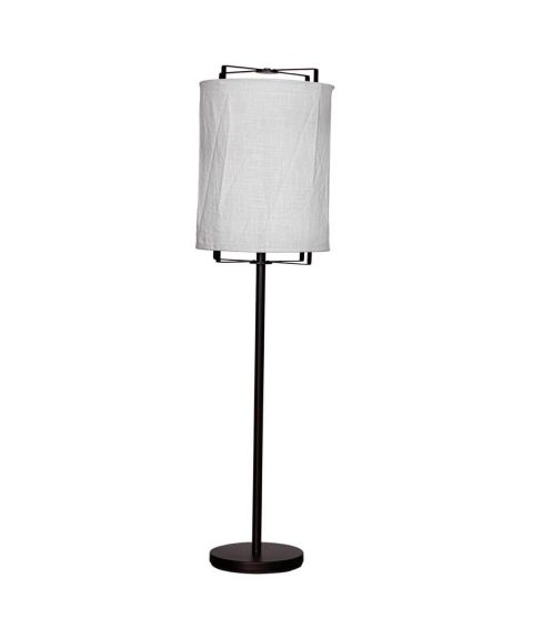 Softy gulvlampe, høyde 150 cm, Matt Sort / Hvit
