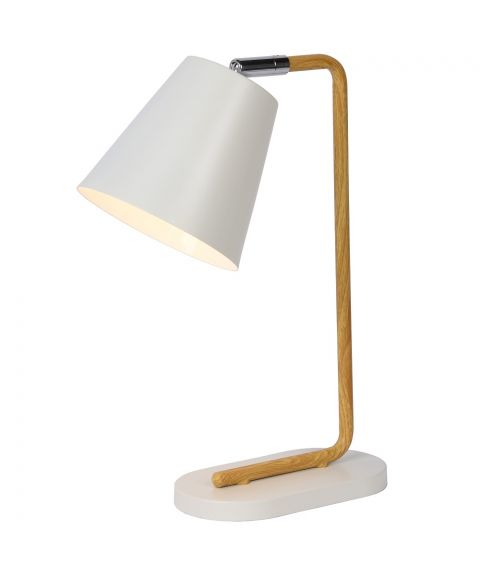 Cona bordlampe, høyde 36 cm, Hvit