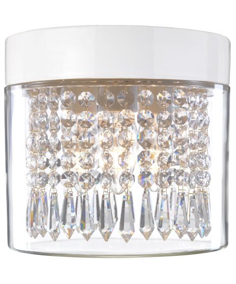 Opus 200/190 Crystal taklampe E14 IP44, Klart glass