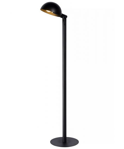 Austin gulvlampe, høyde 128 cm, Sort