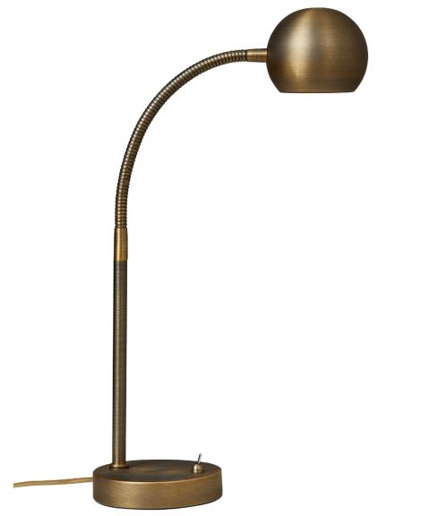 Fladen bordlampe med bryter, høyde 48 cm