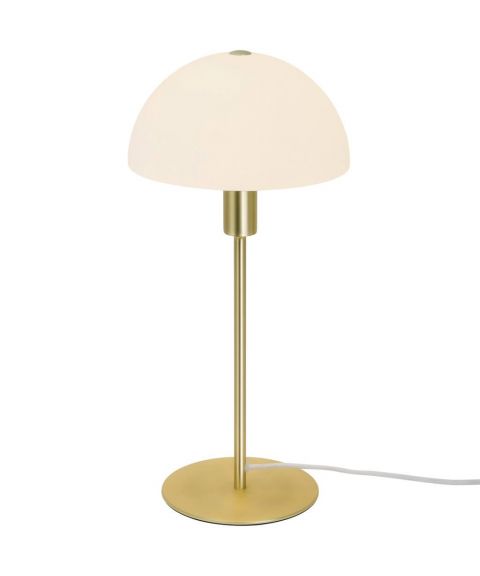 Ellen bordlampe, høyde 41 cm, Opalt glass
