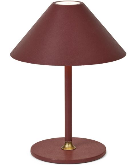 Hygge oppladbar bordlampe, høyde 25 cm