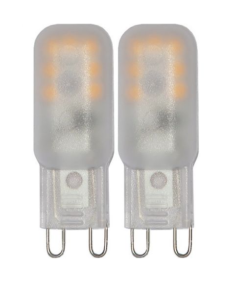 Illumination LED Frostet G9 2700K 138lm 1,8W 2-pk