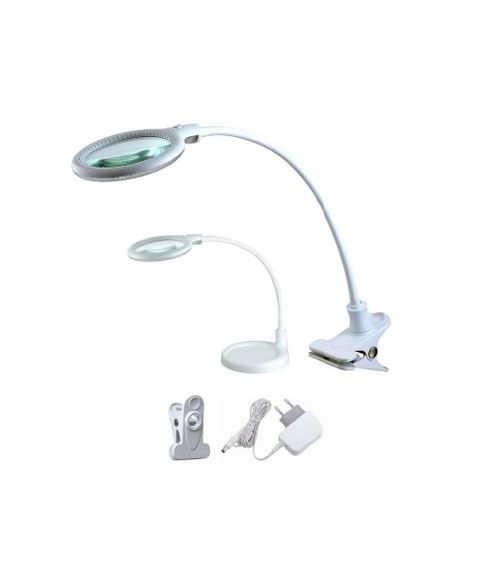 Magni mini bordlampe, høyde 32 cm, 6W LED, Hvit