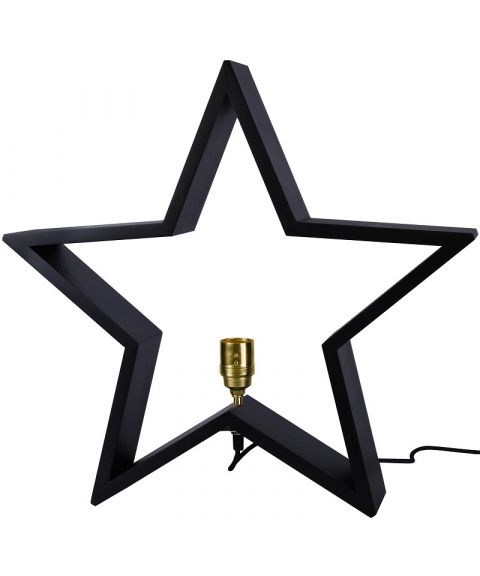 Lysekil bordstjerne, bredde 50 cm, Sort (begrenset antall)