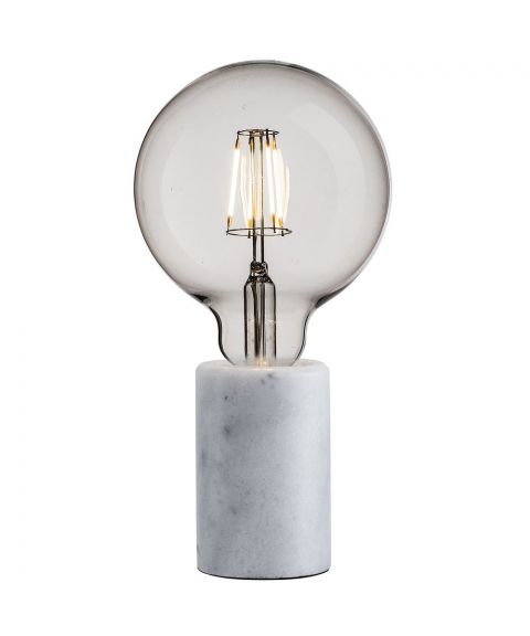 Siv bordlampe, marmor, høyde 10 cm