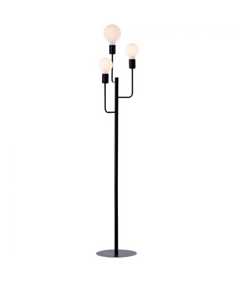 Tanum gulvlampe, høyde 144 cm, Sort